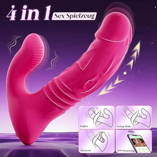 App Controlled Thrusting Panty Vibrator With Bluetooth