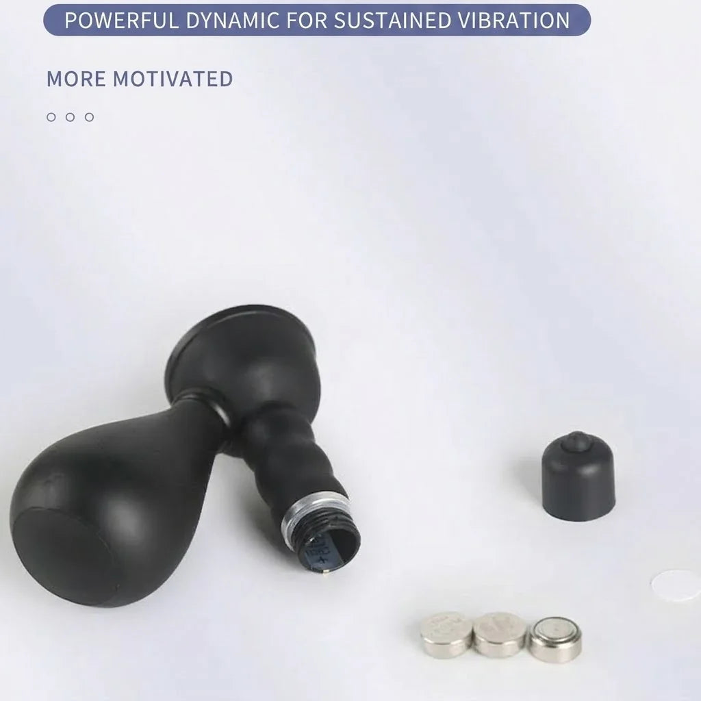 Air Pump Nipple Suction Vibrator with 7-Finger Stimulating Tips