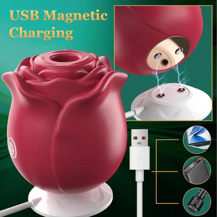 Rose Clit Sucking Vibrator For Women