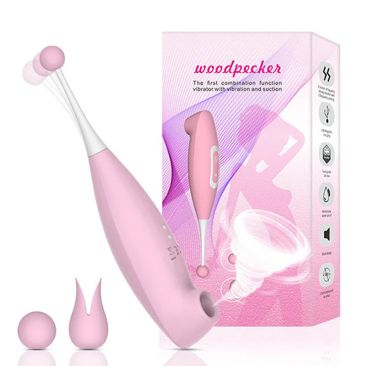 Tip Vibrator Dual Stimulation With Clit Sucking