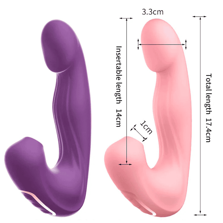 Finger-Shaped Suction G-Spot Vibrator