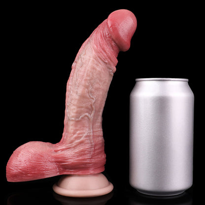 Big Testicle Realistic Dildo Butt Plug - 6-inch Penis Anal Sex Toys for Women Masturbation