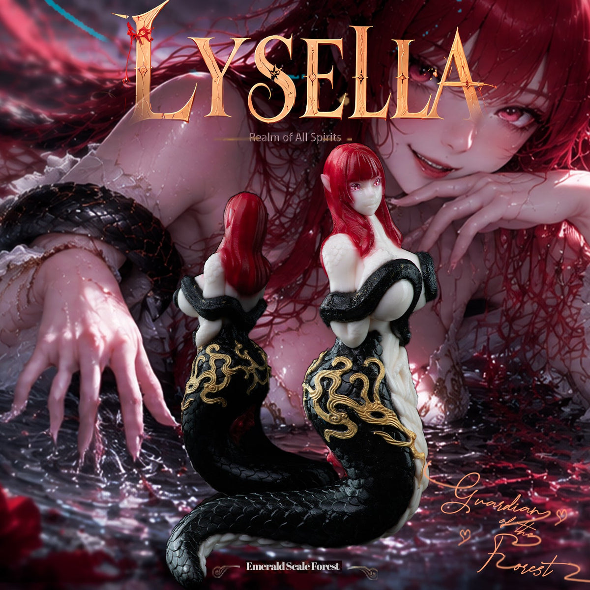 Lisera Snake Queen Stroker – Fantasy Lamia Silicone Male Masturbator