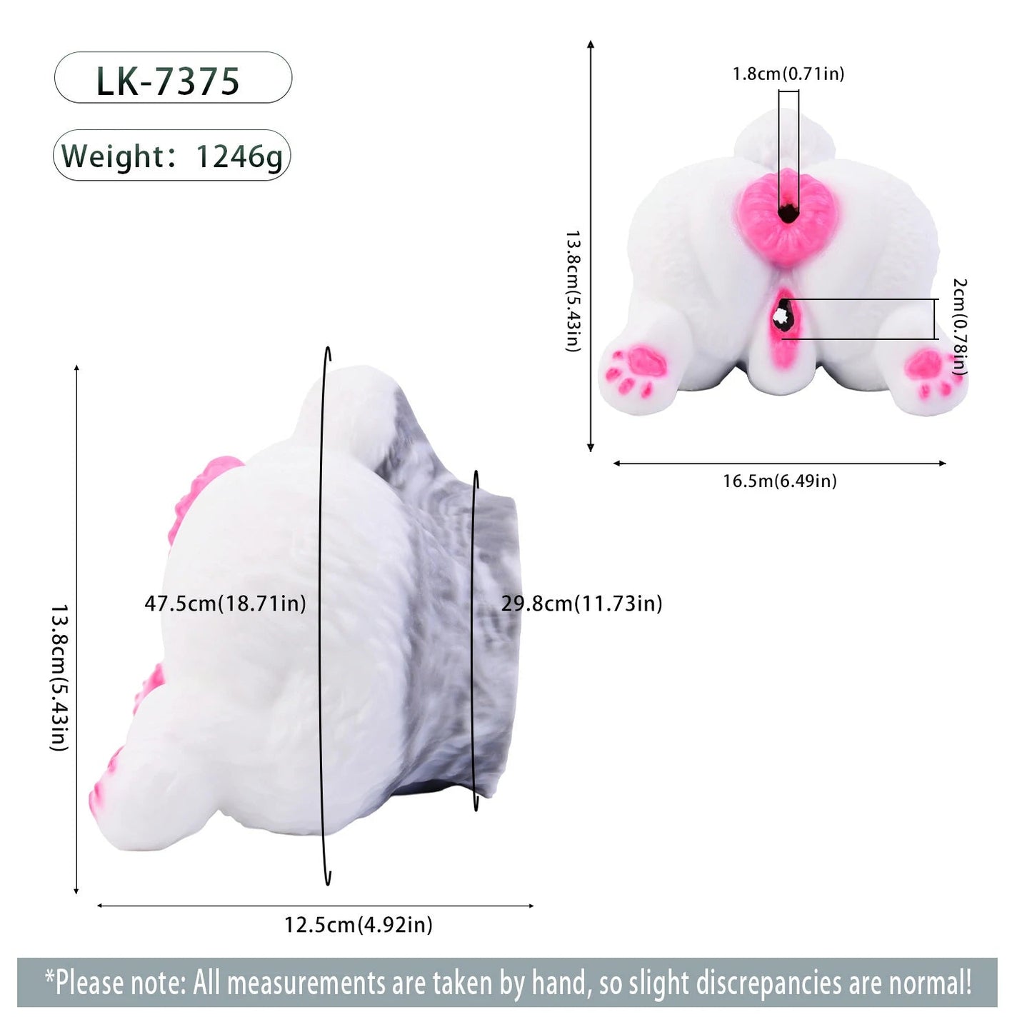 Lop-Eared White Rabbit: Tumboo & Muffy Fantasy Stroker Series