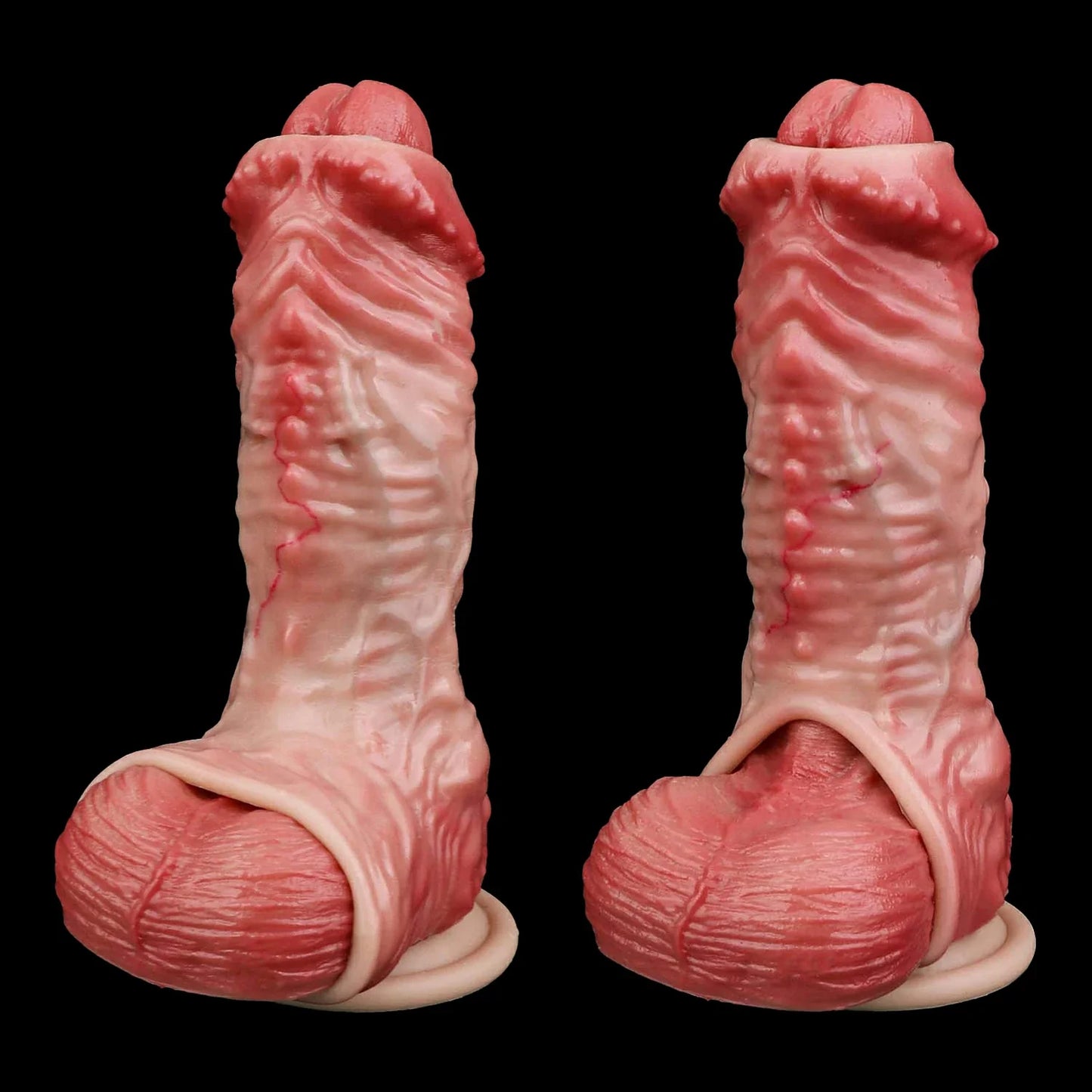 Skin-Soft Realistic Penile Extender Sleeve - 5 Design Options in Long & Short