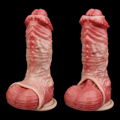 Skin-Soft Realistic Penile Extender Sleeve - 5 Design Options in Long & Short