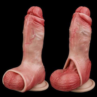 Skin-Soft Realistic Penile Extender Sleeve - 5 Design Options in Long & Short