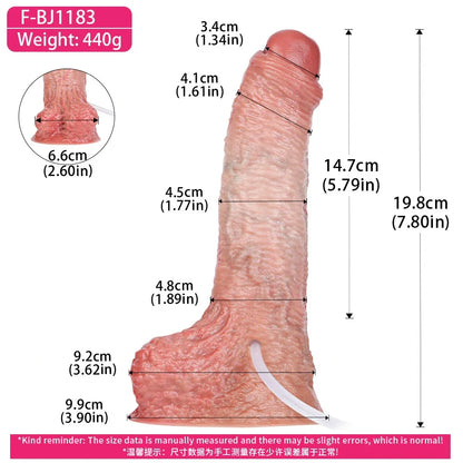 Squirting Realistic Dildo with Ejaculation System & Suction Base