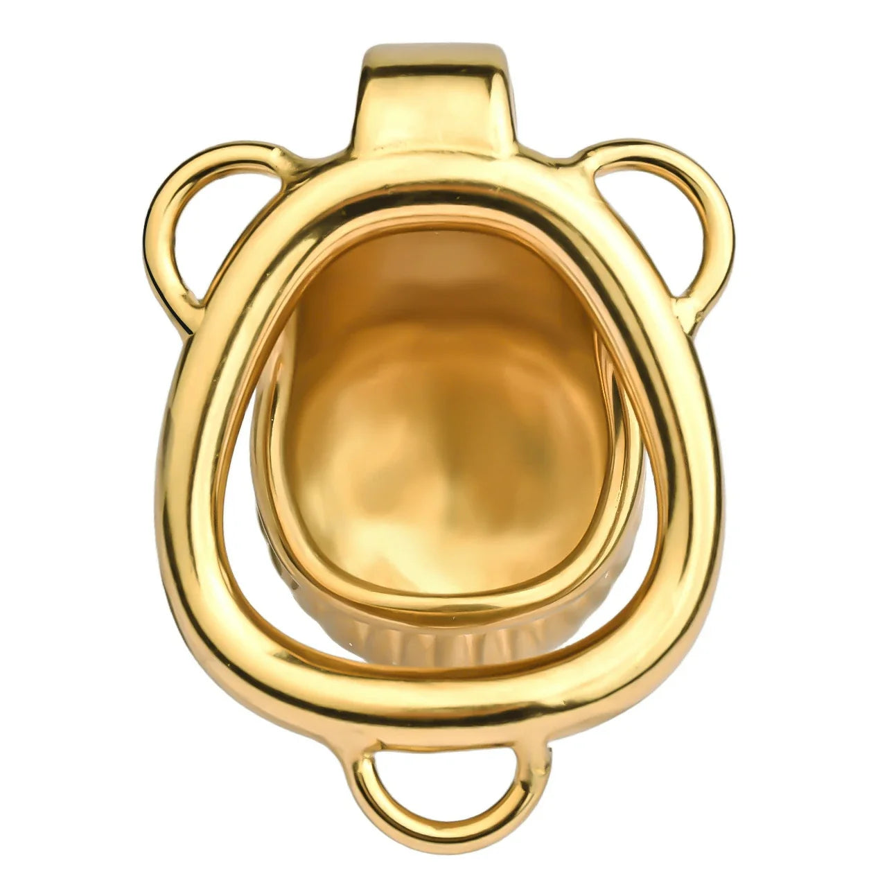 FRRK Metal Seashell Shape Chastity Lock (Optional Ring Sizes)