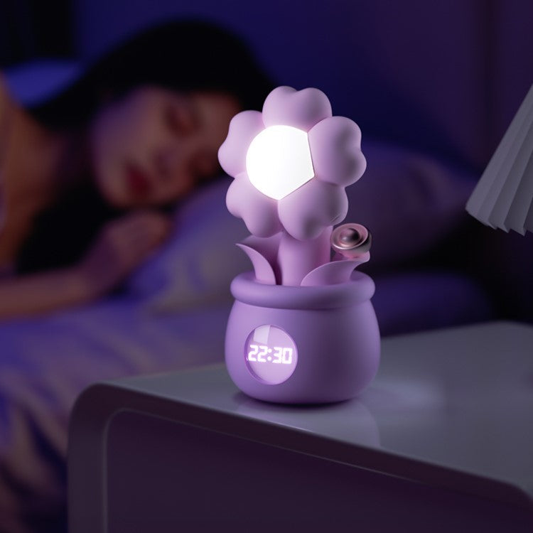 ZEMALIA Flower Clock 2-in-1 Sucking & Thrusting Vibrator Set