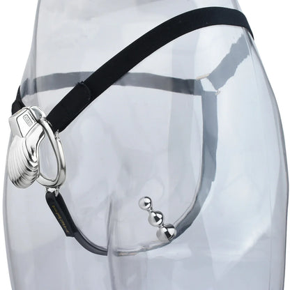 FRRK Metal Seashell Shape Chastity Lock (Optional Ring Sizes)