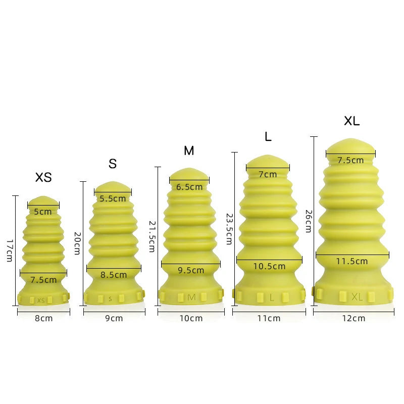Macaron Cascade Soft Silicone Anal Plug Dildo