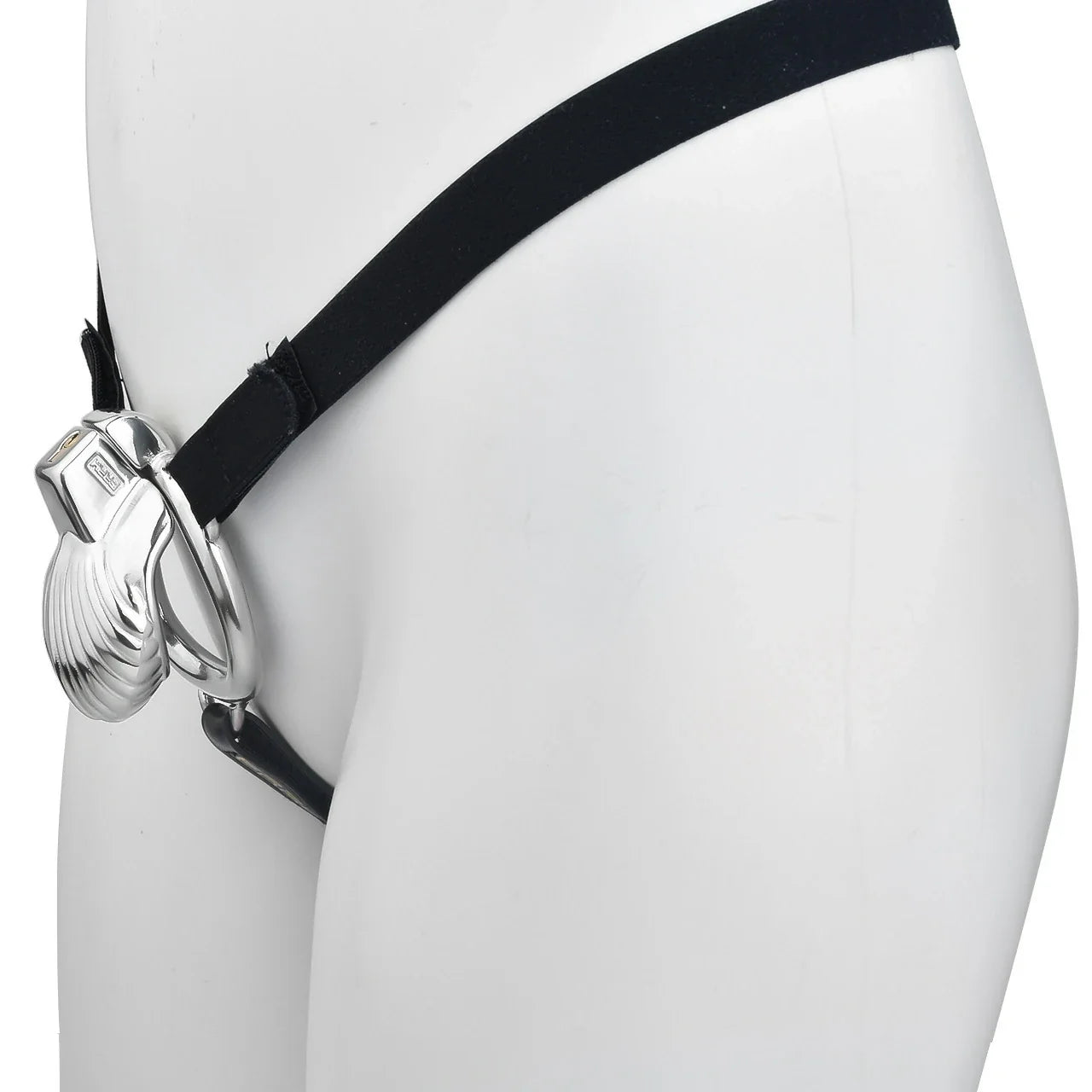 FRRK Metal Seashell Shape Chastity Lock (Optional Ring Sizes)