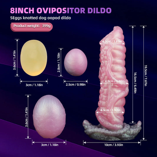 Pirate Chapter Ovipositor Dildo 8 Inches