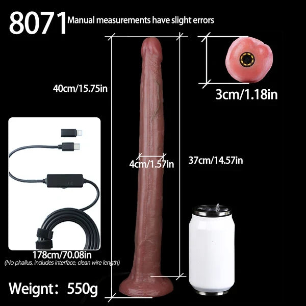 Endoscope Camera Long Realistic Dildo