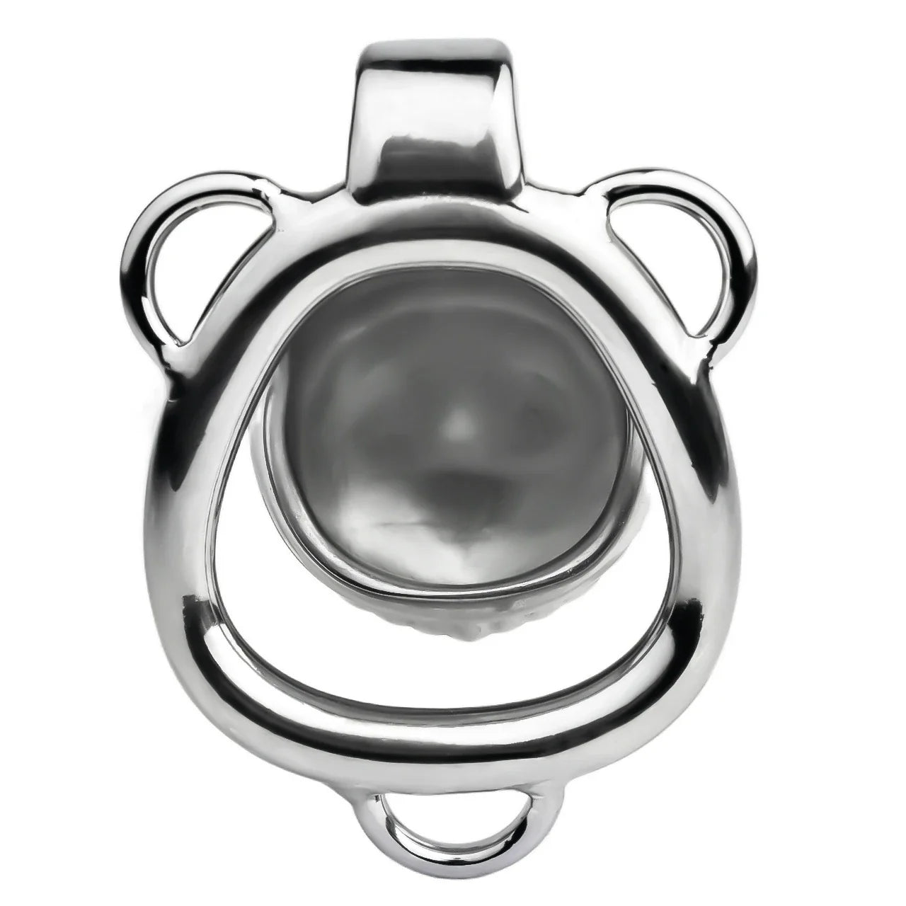 FRRK Metal Seashell Shape Chastity Lock (Optional Ring Sizes)