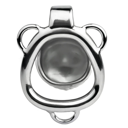 FRRK Metal Seashell Shape Chastity Lock (Optional Ring Sizes)