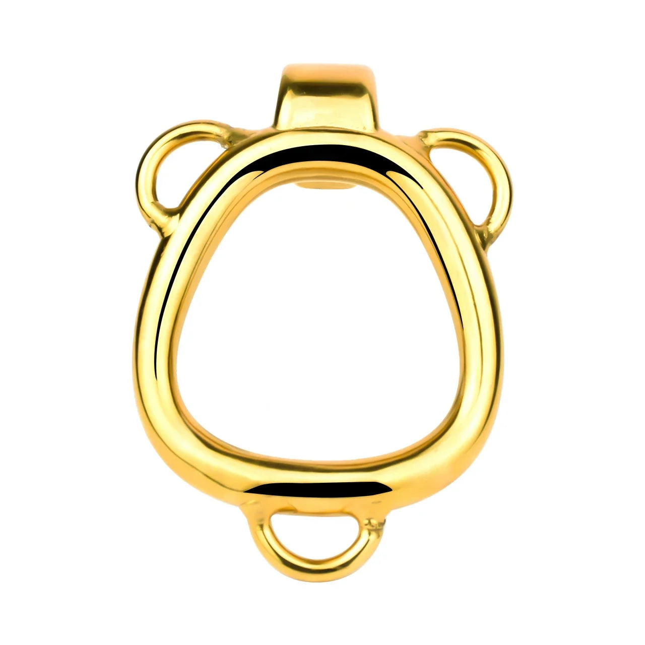 FRRK Metal Seashell Shape Chastity Lock (Optional Ring Sizes)