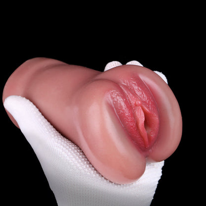 Lifelike Pussy Pocket Men Masturbation Cup - Life Size Silicone Vagina Male Sex Toys
