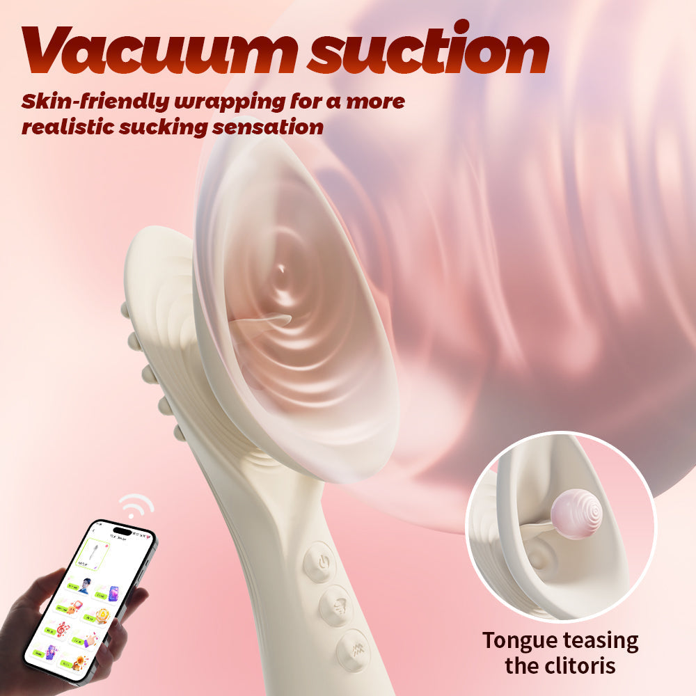 YEAIN 2 App-Controlled Clit Sucking & G-Spot Vibrator