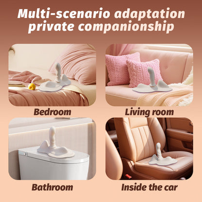 YEAIN APP Remote Control Vibrating Dildo Cushion Heating Telescopic and Detachable Design