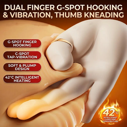 Golden Hand Gen 2: App-Enabled Finger-Tapping G-Spot Massager