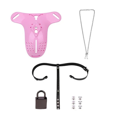 Line of Blocked Desire – Men's Sissy Orgasm Denial Chastity Cage