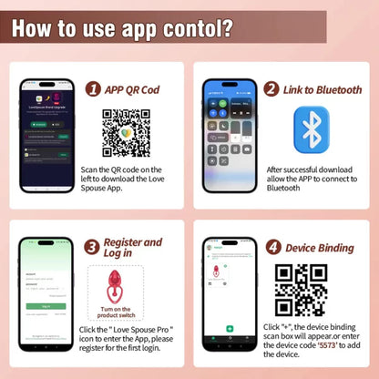 Anesidora Rose APP Controlled Couples Vibrator