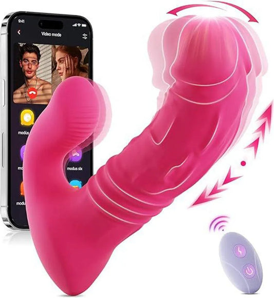 App Controlled Thrusting Panty Vibrator With Bluetooth