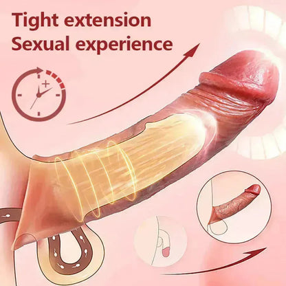 App-Controlled Vibrating Penis Sleeve