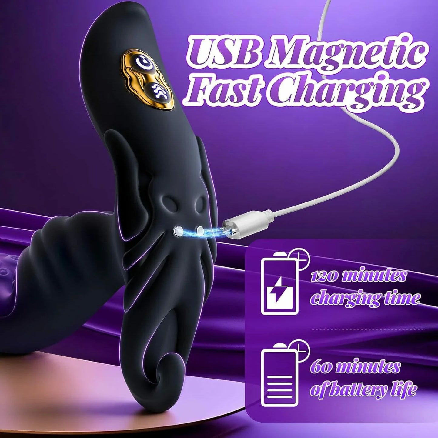 App-Controlled Wearable Octopus Prostate Massager