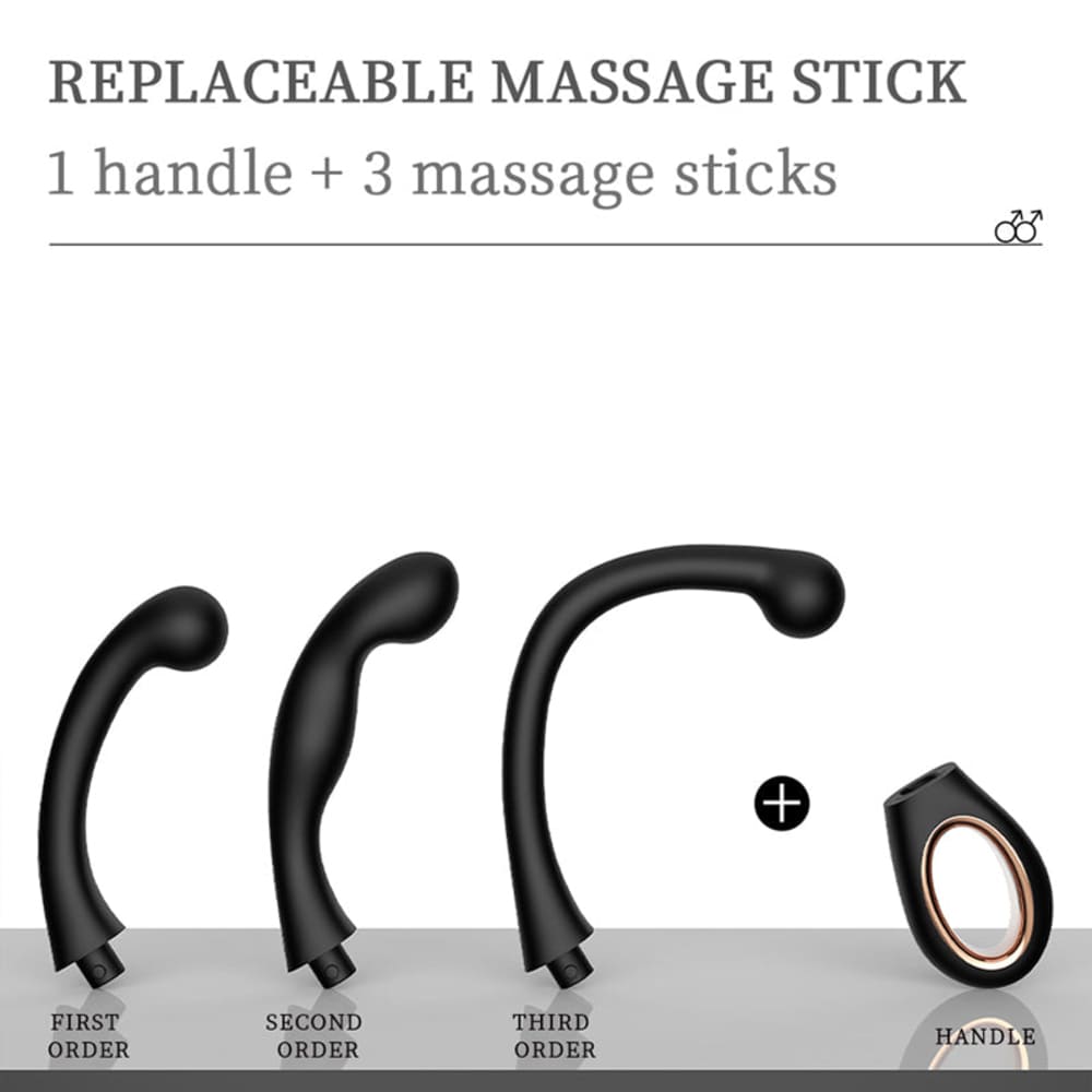 Flex Head – 3 in 1 Interchangeable Head Vibrator