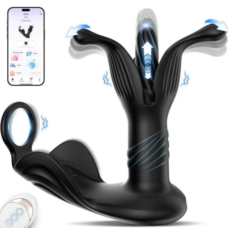 Aura Bloom Pro: Advanced Multi-Action Remote Prostate Stimulator