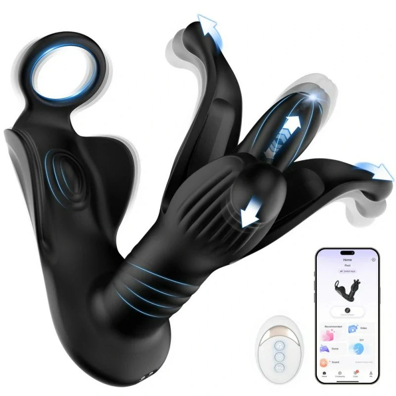 Aura Bloom Pro: Advanced Multi-Action Remote Prostate Stimulator