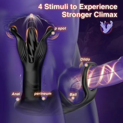 Aura Bloom Pro: Advanced Multi-Action Remote Prostate Stimulator