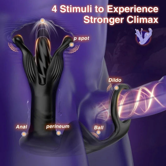Aura Bloom Pro: Advanced Multi-Action Remote Prostate Stimulator