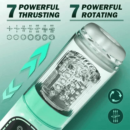 XR4 Waterproof Blowjob Machine Sucking Rotating Thrusting Vibrating