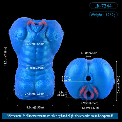 Blue Dragon Scale Anime Stroker