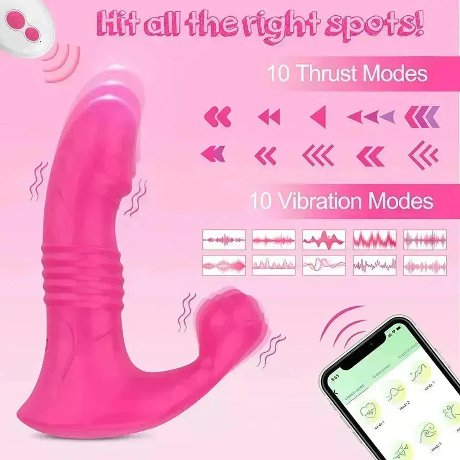 Bluetooth Thrusting Panties Vibrator