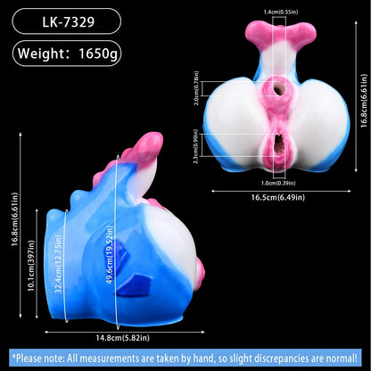 Bubble – Dual Channel Whale Butt Masturbator