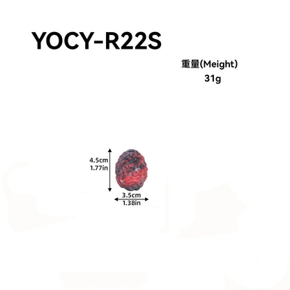 Crimson Abyss Egg – Chained Silicone Anal Plug