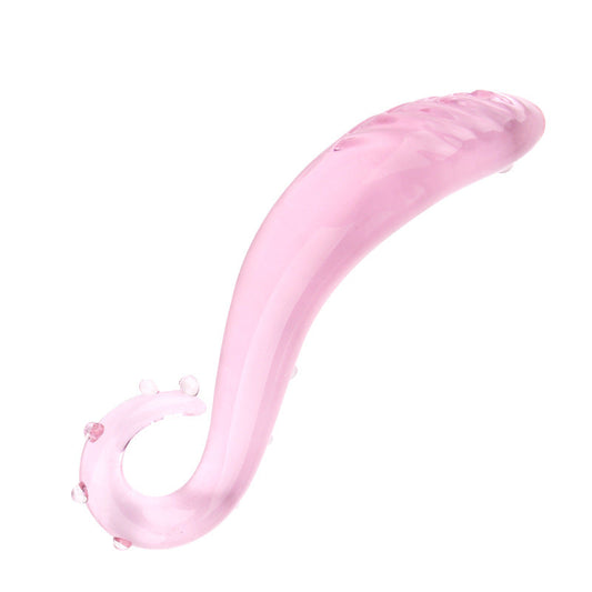Crystal Curved G-Spot Dildo Stick