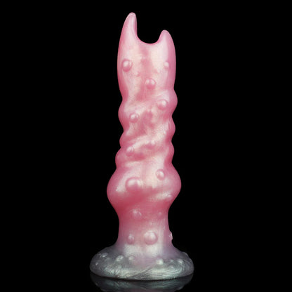 Dog Ovipositor Dildo Anal Plug with Pump 8 Inches