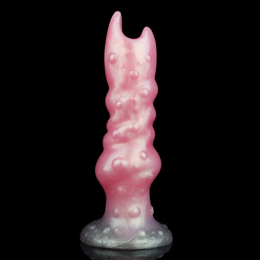 Dog Ovipositor Dildo Anal Plug with Pump 8 Inches