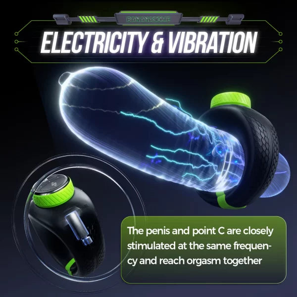 Dragon S1 Smart Control Vibrating Cock Ring with Shock