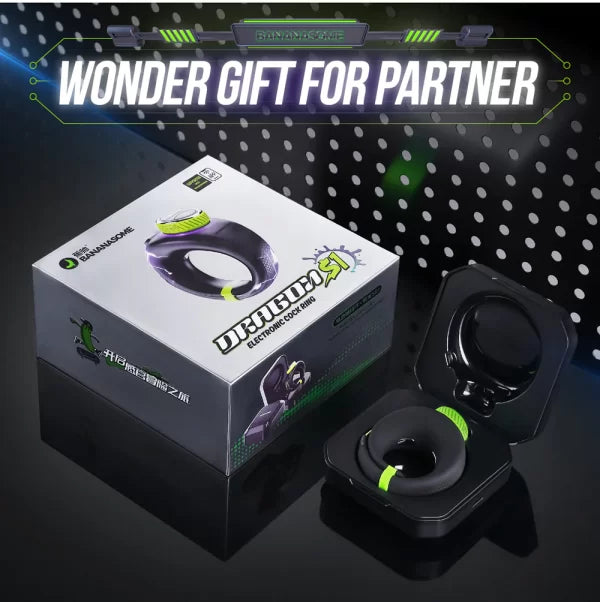 Dragon S1 Smart Control Vibrating Cock Ring with Shock