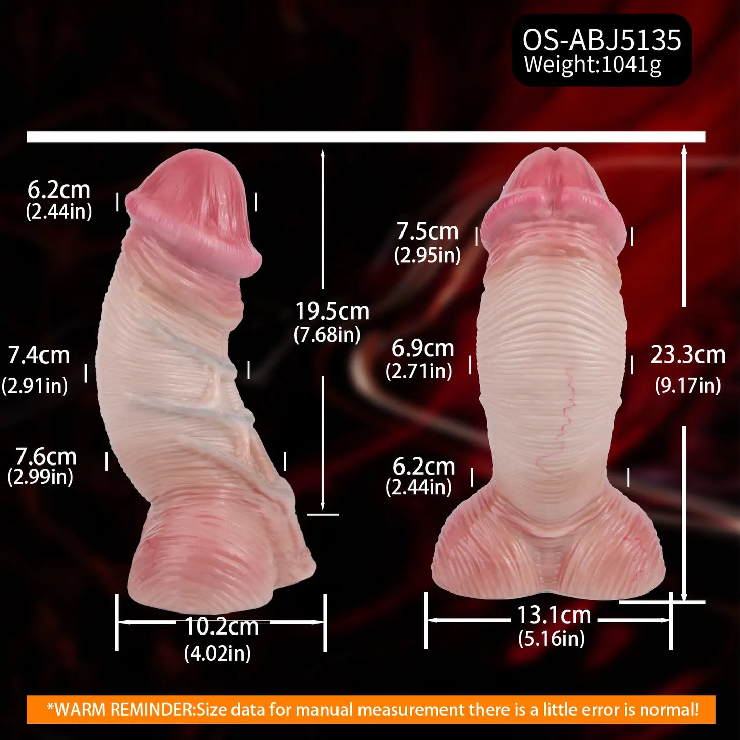 Dual-Density Realistic Dildo with Testicles