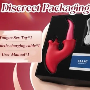 ELLIE Tongue Vibrator - Targeted Stimulation and Dual Pleasure
