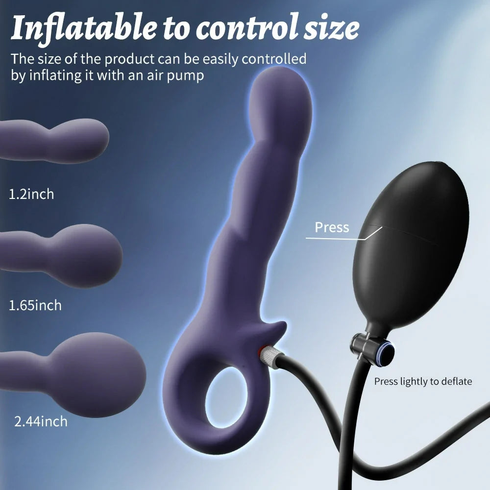 Explorer – App Controlled Vibrator with Manual Inflation