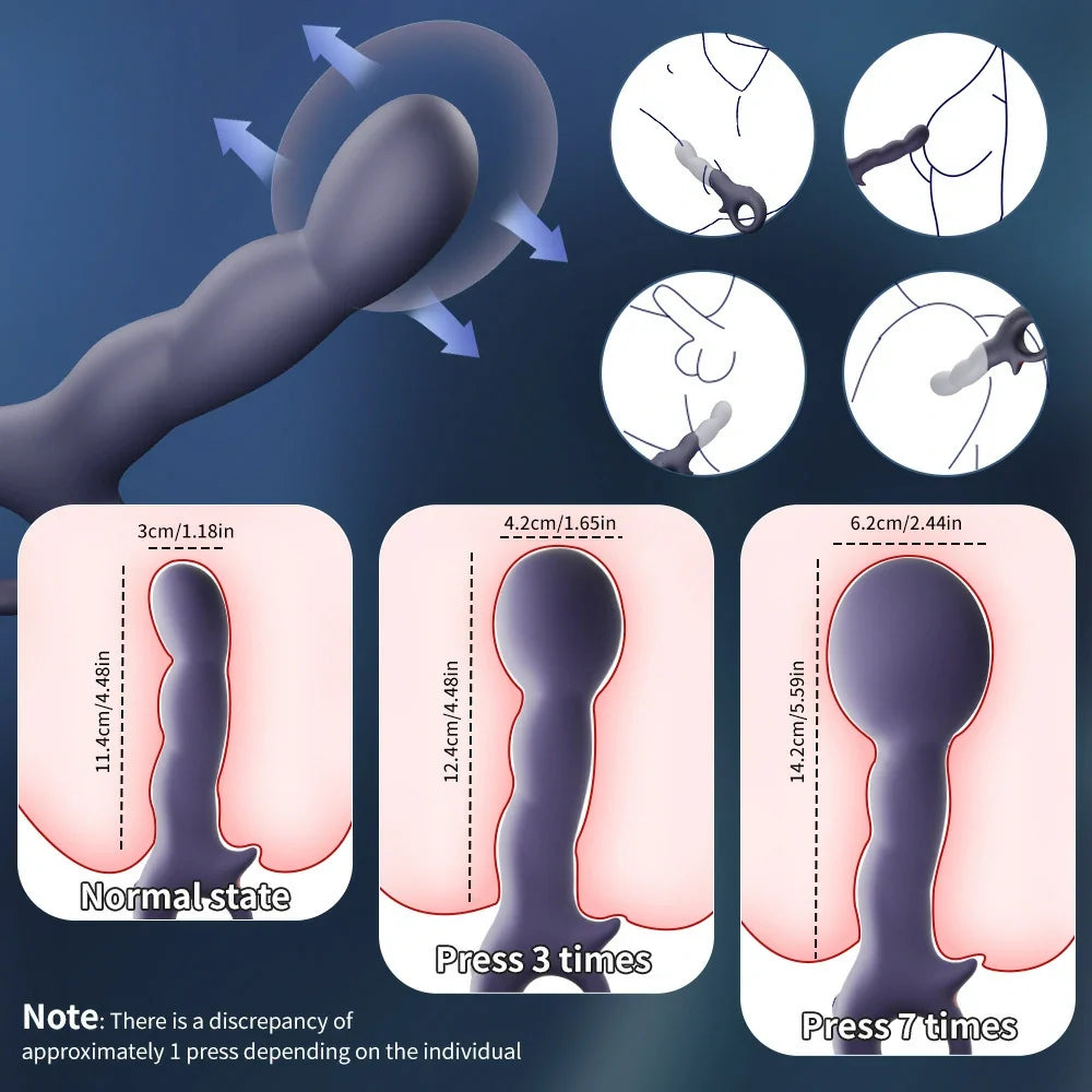 Explorer – App Controlled Vibrator with Manual Inflation